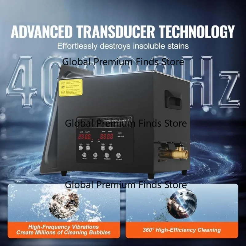 Heated Ultrasonic Cleaning Machine Commercial Washing Equipment For Hardware De--ntal Oral Tools Laboratory Instrument