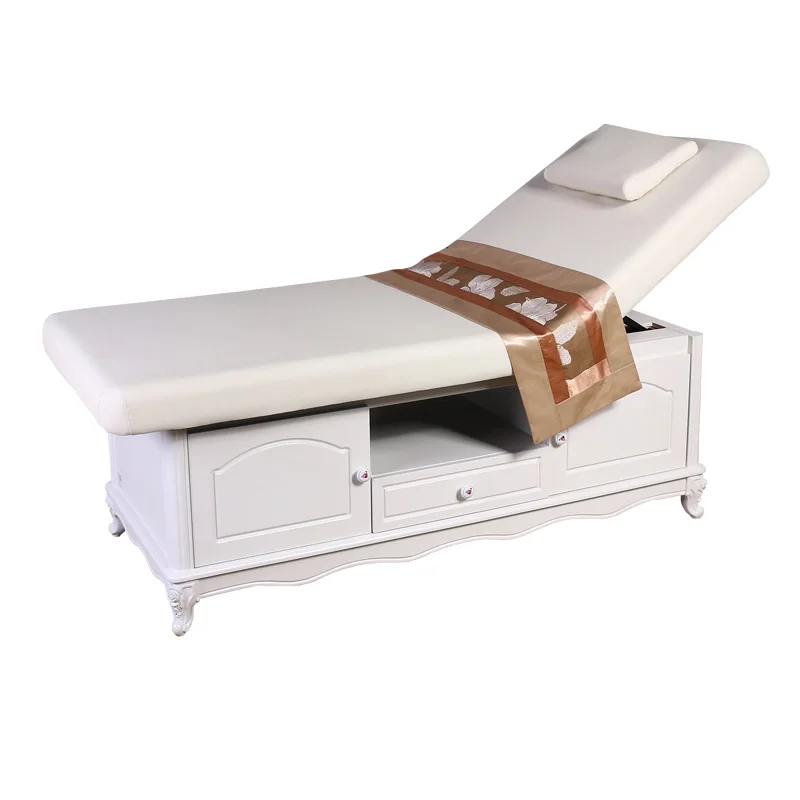 Facial Bed Massage Couch Electric Beauty Bed Facial Bed Carved High-End Beauty Salon