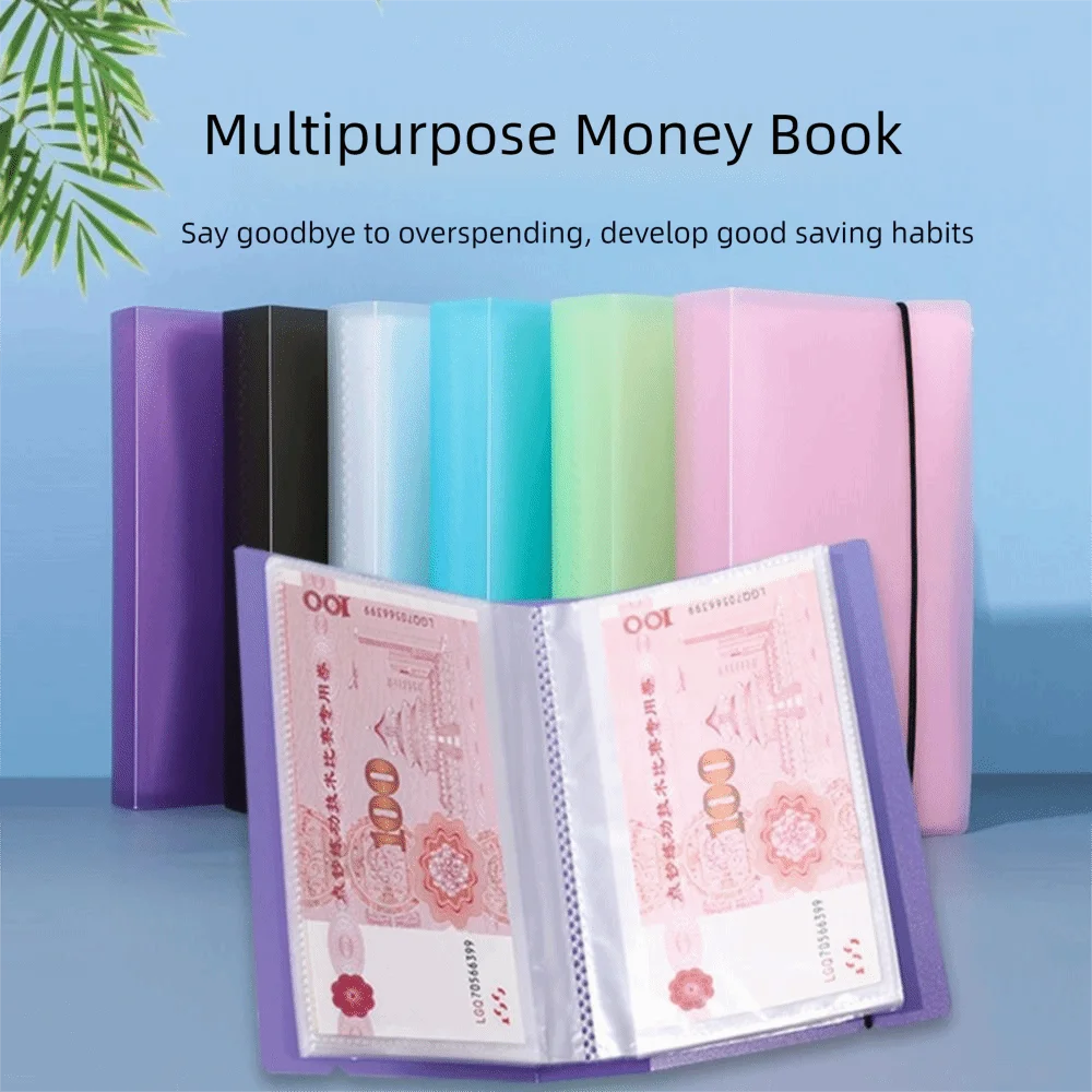 Waterproof 100 Envelopes Money Saving Challeng Save Money Large Capacity Binder Savings Challenge Reusable
