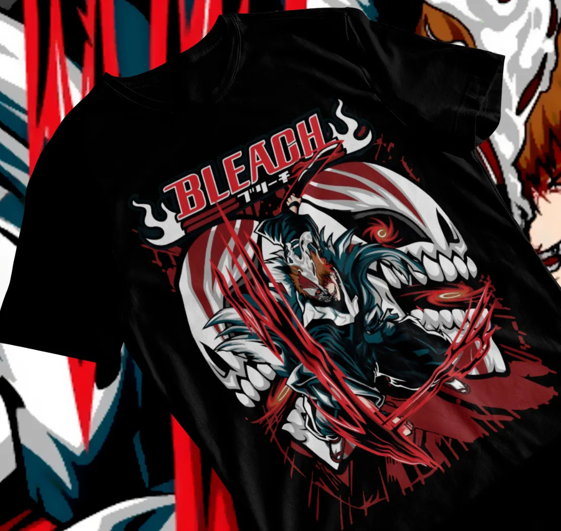 

Bleach Ichigo Kurosaki Manga New T-shirt Anime Manga Graphic Soft Tee
