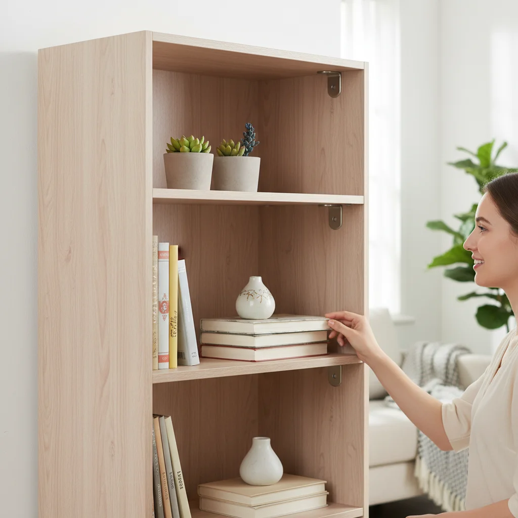 Seven-Shaped Shelf Bracket Heavy Duty Metal Support For Furniture Shelves