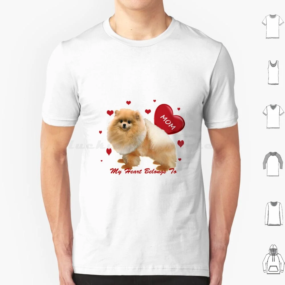Pomeranian Belongs To Mom T Shirt Men Women Kids 6xl Pomeranian Dog Dogs Dog Lovers For Dog Lovers Dog Mom Mothers Day For Mom