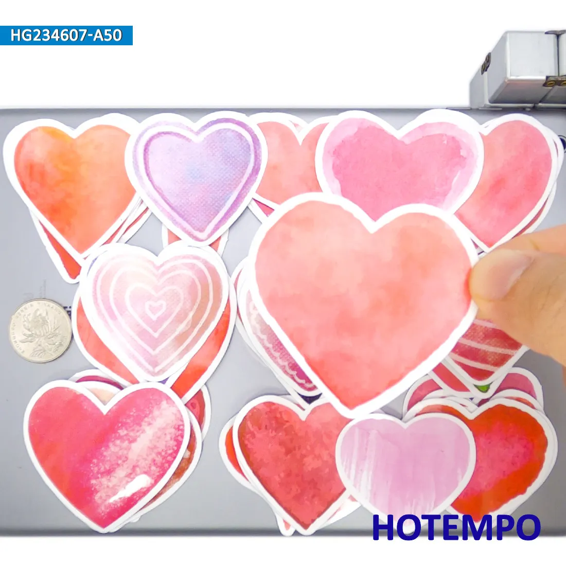 

20/30/50 штук, наклейки в форме сердца, Стиль милого любовника, Красочные арт-граффити, подходит для ноутбука, автомобиля, телефона, альбома для вырезок, мотоцикла, Забавный набор стикеров