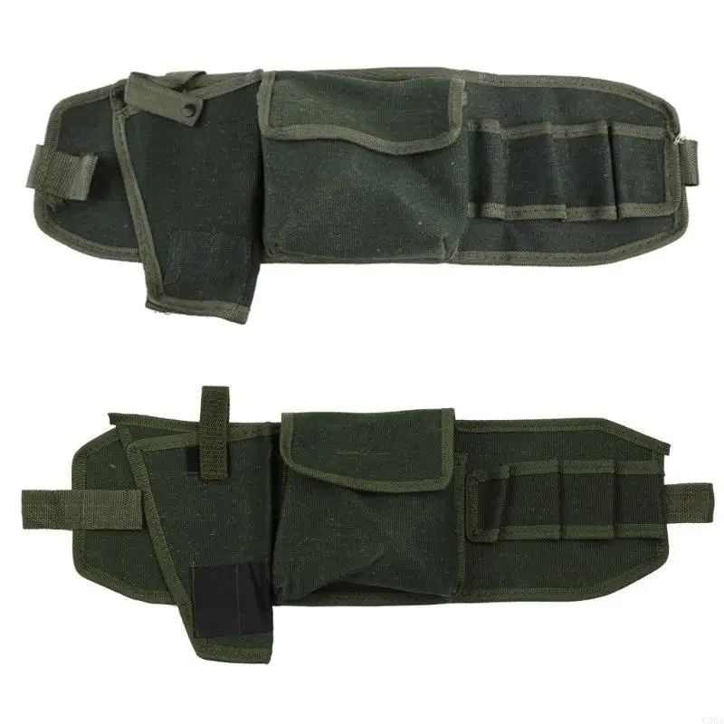 C90A Work Belt Men Multi-Pockets Tool Bag Used for Hand Tools Canvas