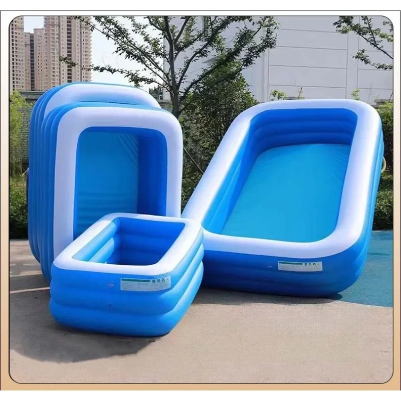 

Goture Inflatable Pump Home Water Toy for Kids and Family Portable Adult Children Outdoor Swimming Pool 2m 3m