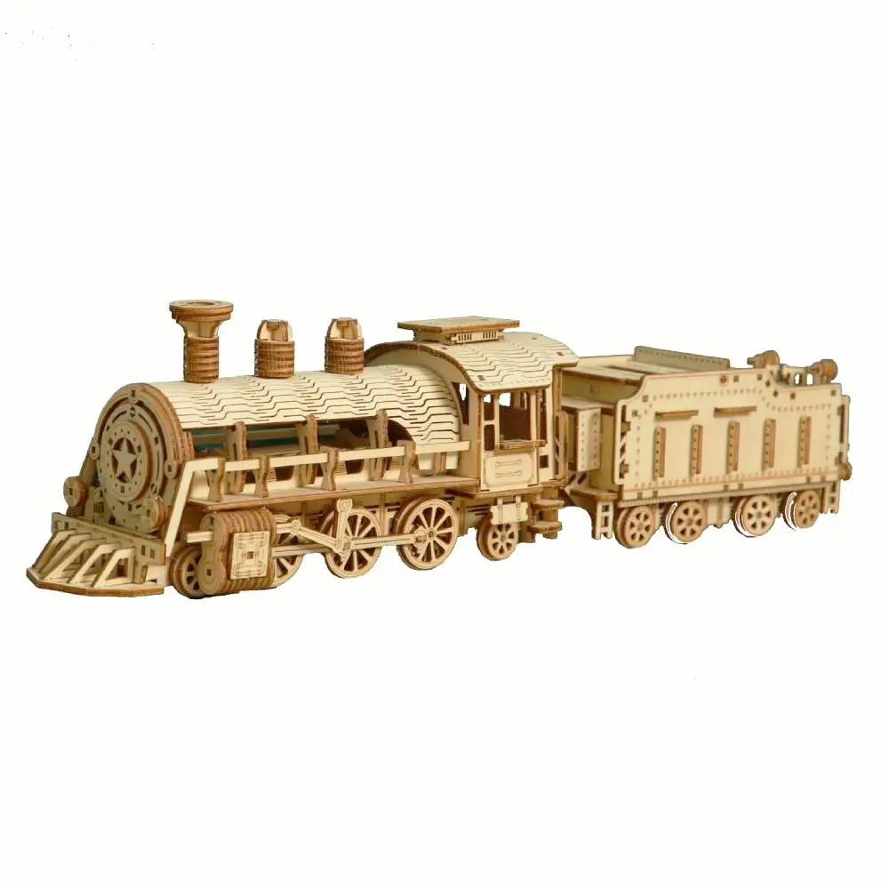 Puzzles en bois créatifs pour adultes et enfants, ensemble de modèles de construction de bricolage, assemblage de camions mécaniques 3D, voitures Montessori, kit de jouets de bureau