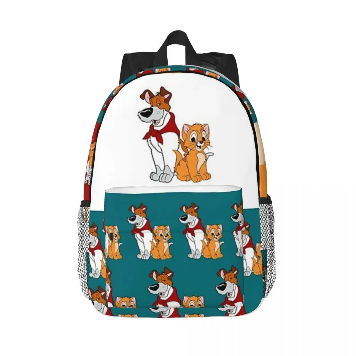 Oliver And Dodger Backpacks Teenager Bookbag Cartoon Students School Bags Travel Rucksack Shoulder Bag Large Capacity