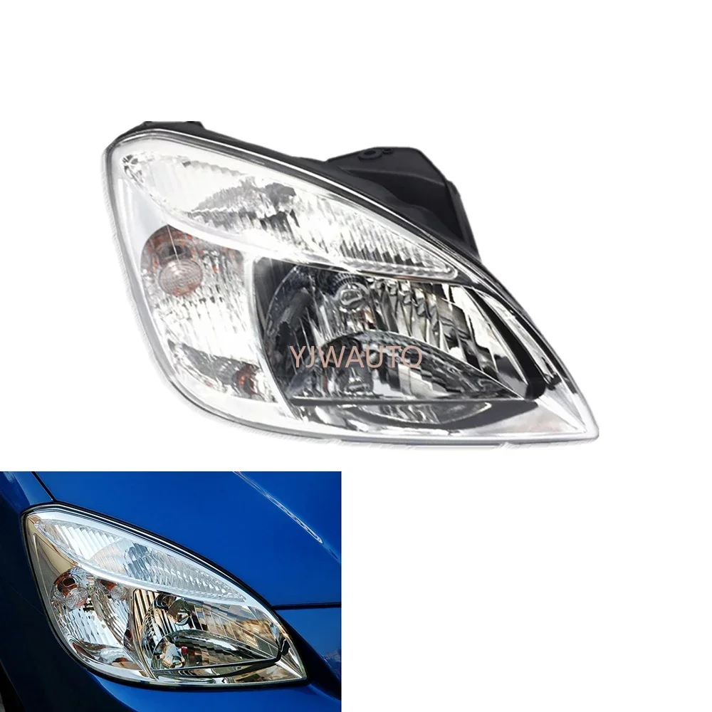 

For Kia RIO 2005-2012 Headlights Car Headlamp Assembly with Day Running Lamp Replacement Front Whole Auto Light Assembly