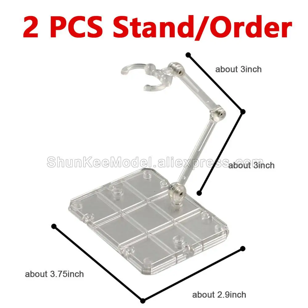 Anime Action Base Clear Display Stand Holder For 1/144 HG/RG 1/12 Figure Model Toy Figure Peripheral Products