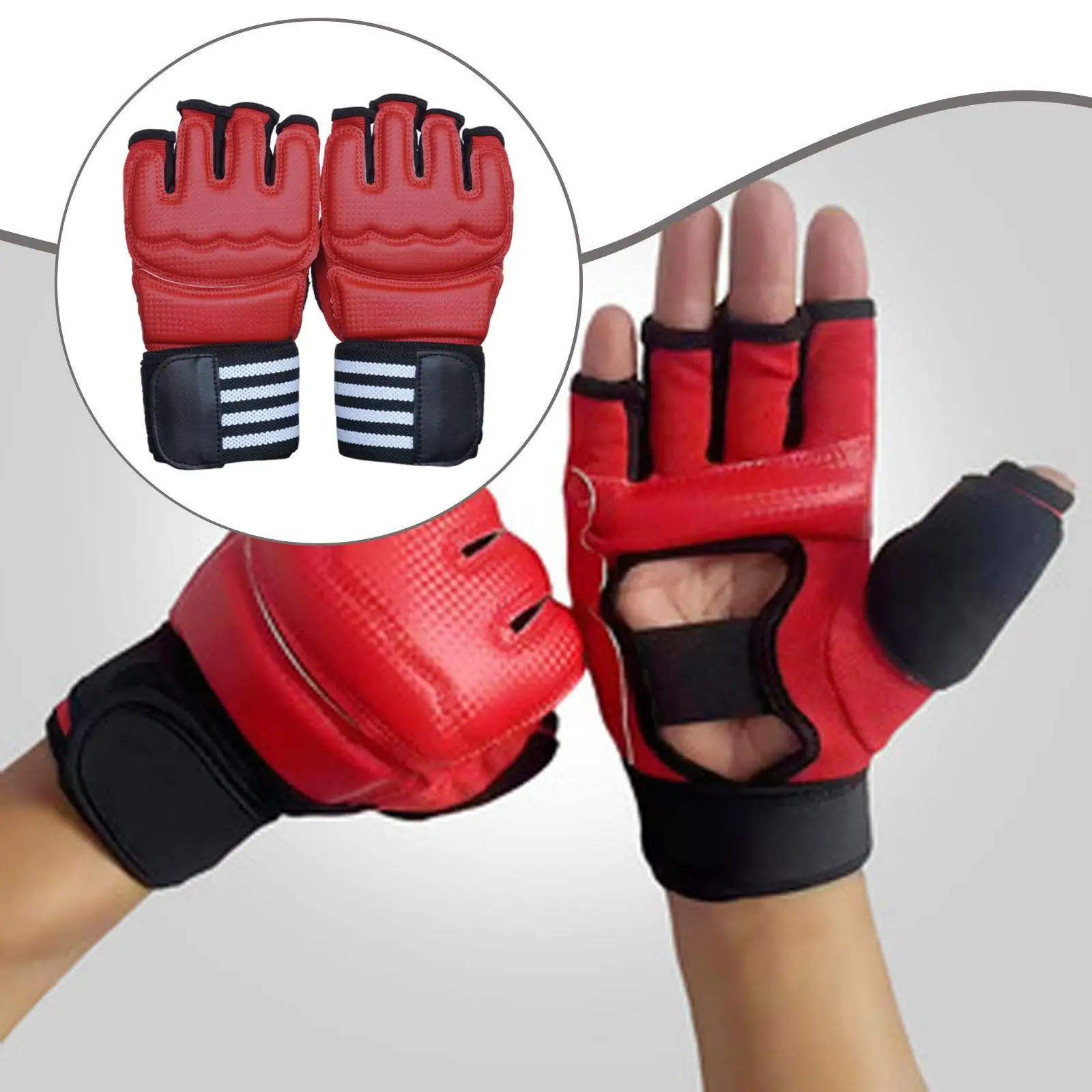 

Boxing Training Gloves Sweat Wipe Towel Lightweight Mitts for Boxing Training Kickboxing MMA Exercise