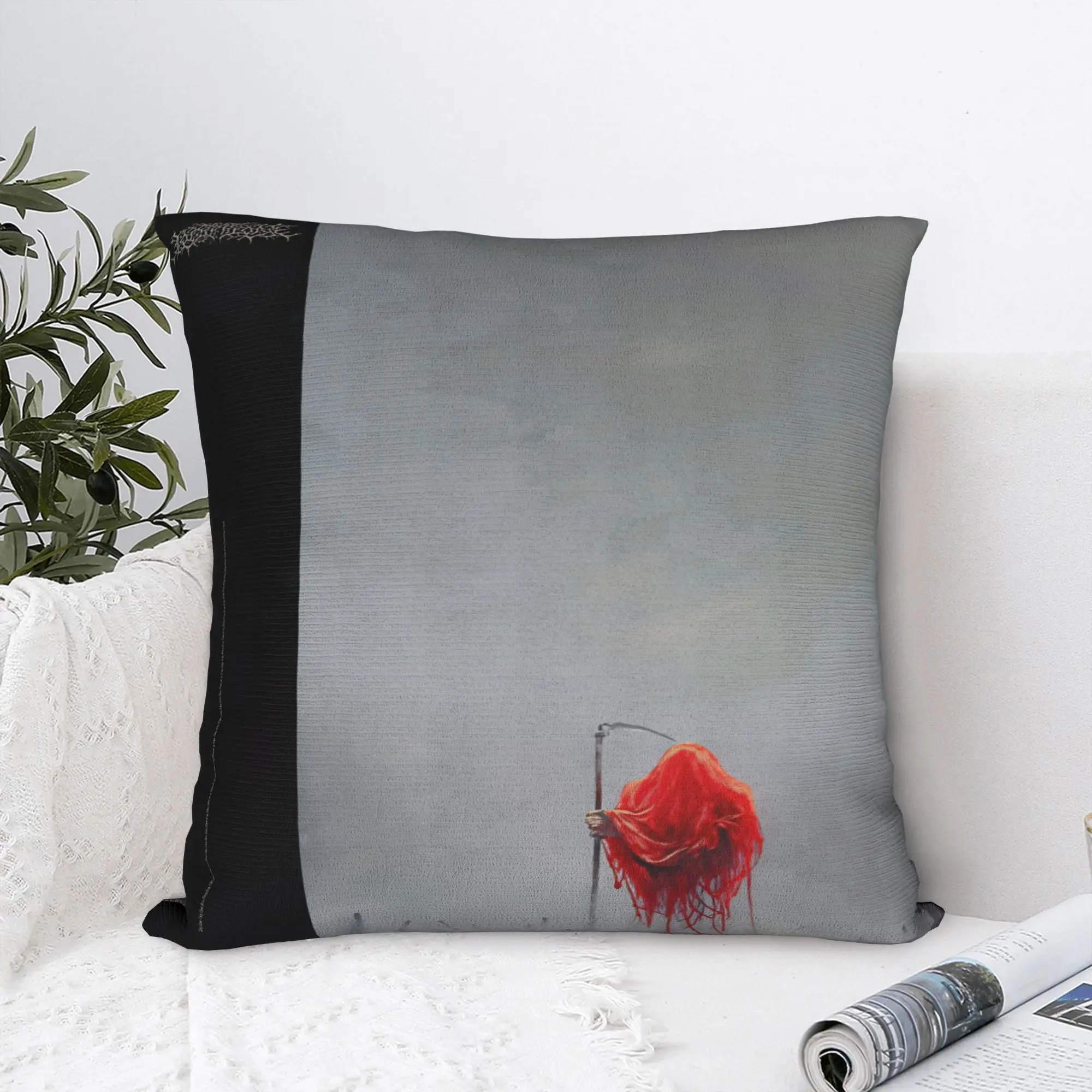 L-Lorna Shore Pillow Case  Cute Funny Pillow Cover Graphic Pillowcases For Sofa Home Decoration