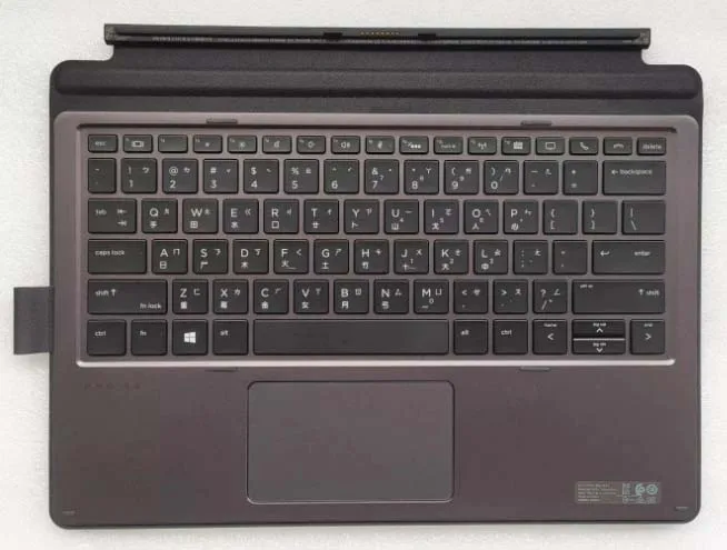 New/Org For HP PRO X2 612 G2 HSN-D06K COLLABORATION Palmrest Taiwan Keyboard Upper cover Touchpad 918321-171