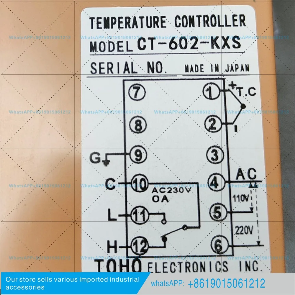 Pointer Digital Temperature Controller CT-602-KXS 0~ 1200 ℃