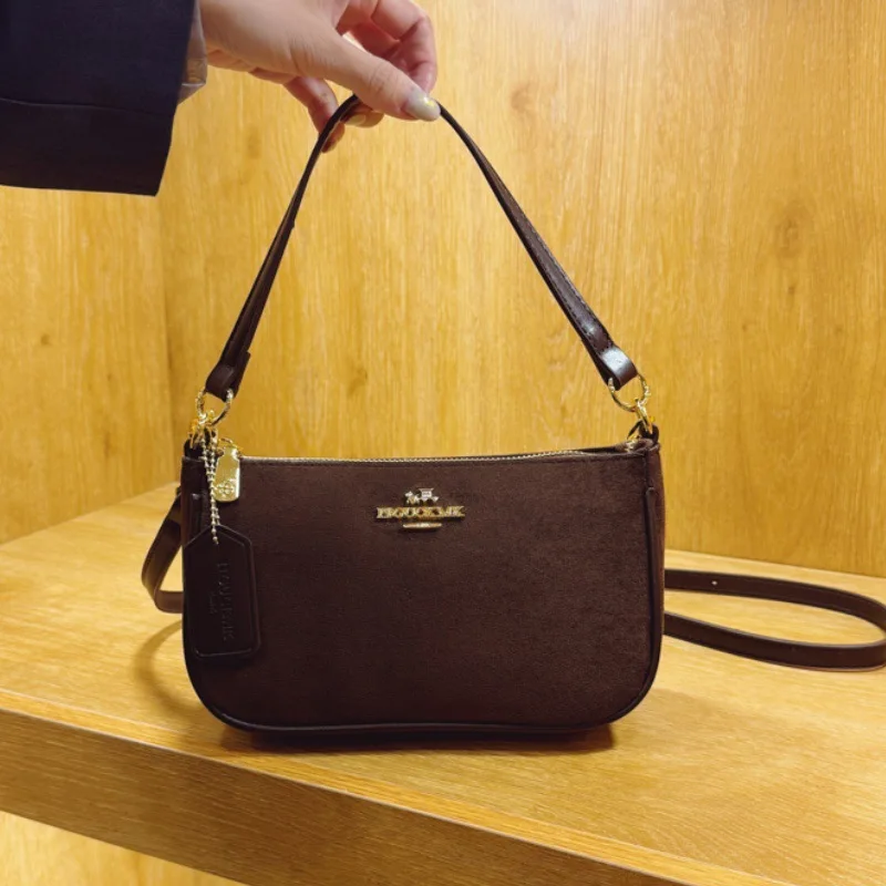 Premium small bag women's retro small square bag mahjong bag matte fashion versatile shoulder messenger bag