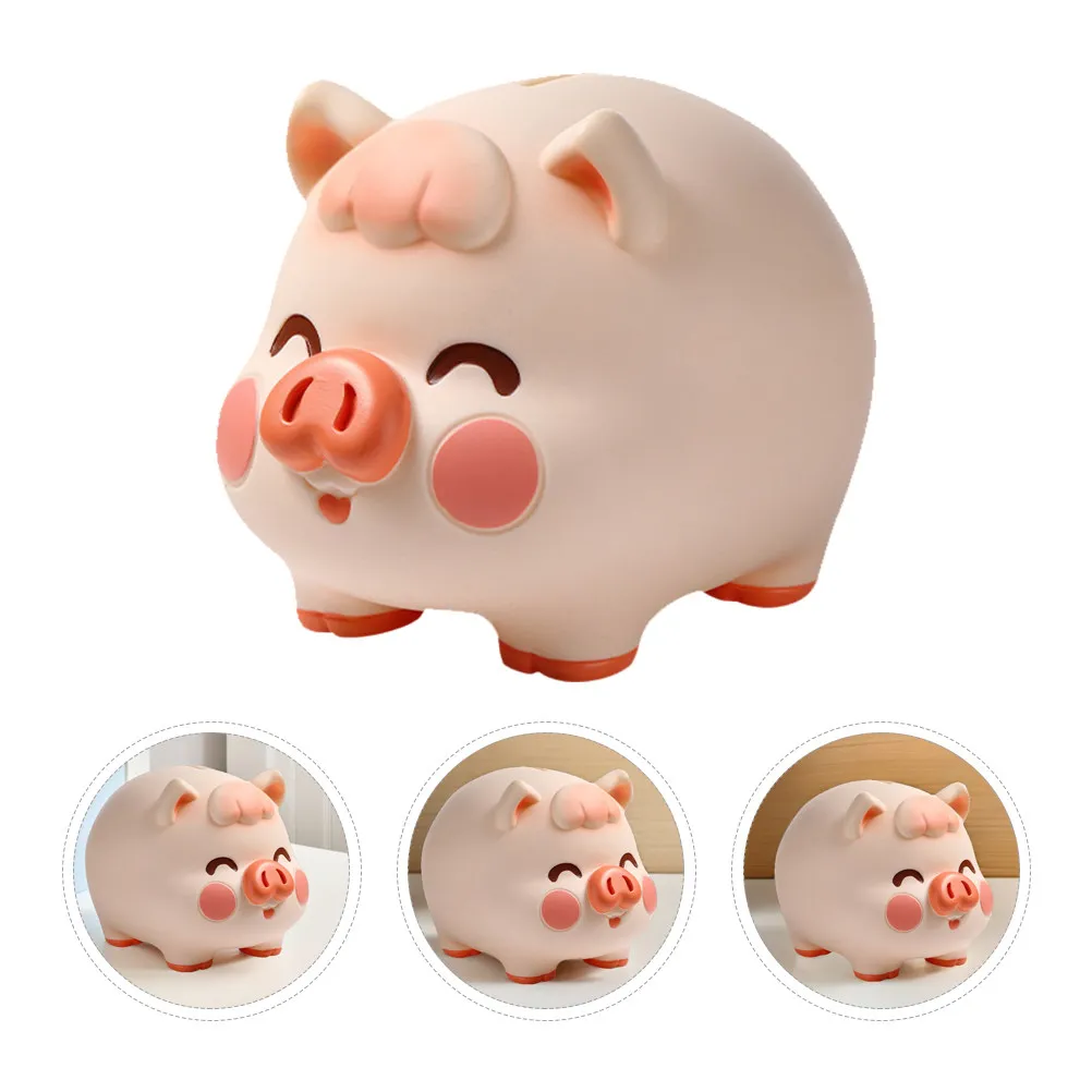 子供用ビニール製貯金箱、割れない貯金ジャー、かわいい動物のコインバンク、良い習慣を促す、家庭、学校、旅行に最適