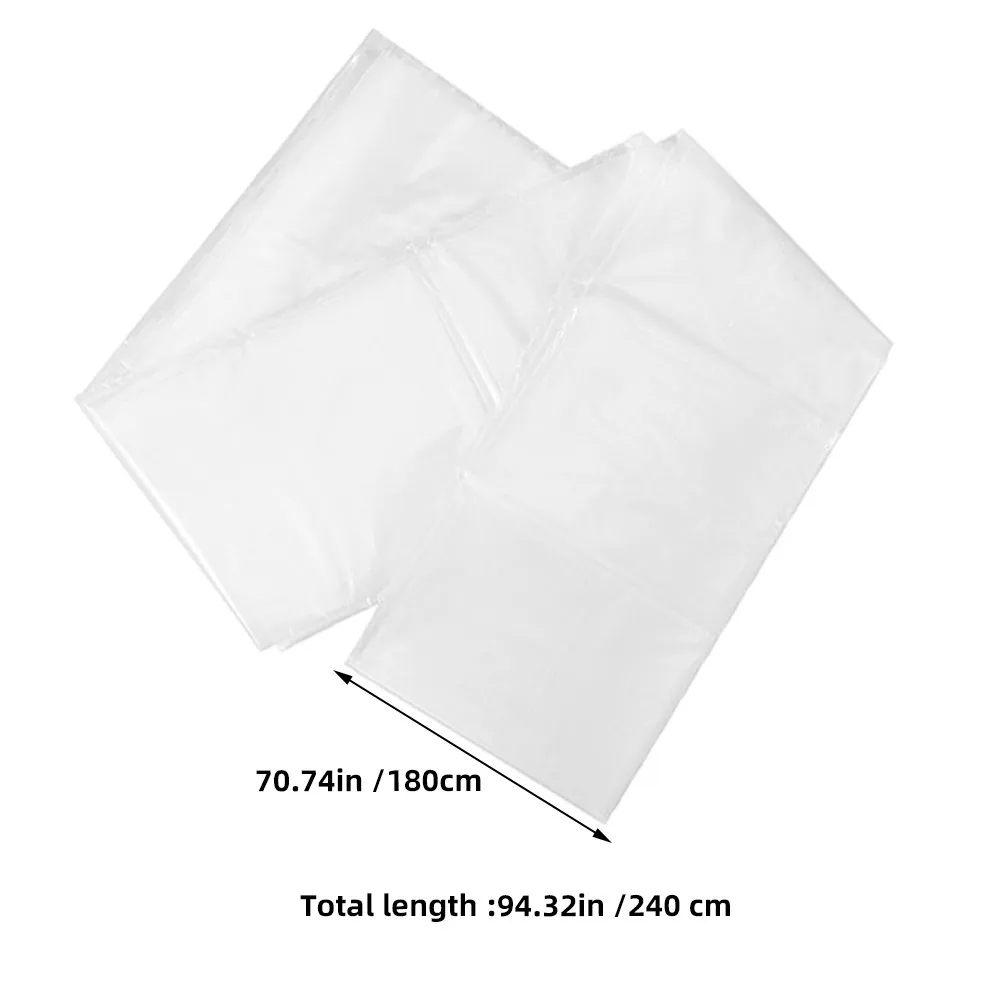 2Pcs Mattress Packaging Bags Plastic Clear Covers Heavy Duty Mattress Protector Moving Storage Bed Bags for Protection view 6