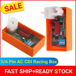 5/6 Pin AC CDI Racing Box DIP Switch Motorcycle Lgnition Speed For WAVE100 Racing YX140 CG125 CG150 Programmable CDI