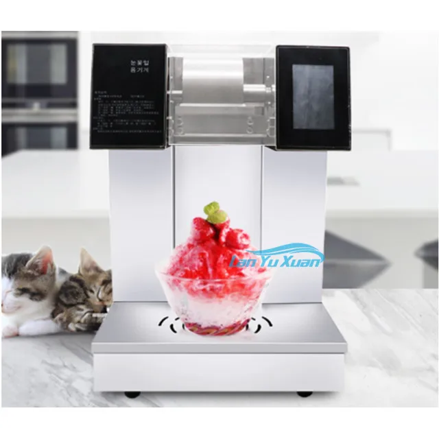 

ZB-XBJ60 Snow Flake Ice Bingsu Machine New Arrival Water Cooling Auto Korean Shaver