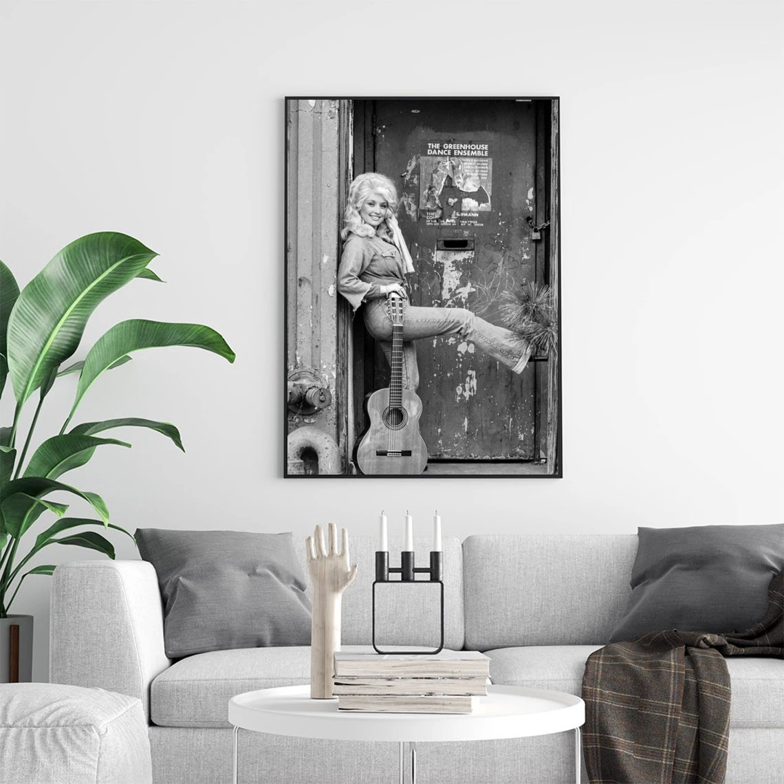 Dolly Parton with guitar Photo Print Canvas Poster Wall Painting Home Decor