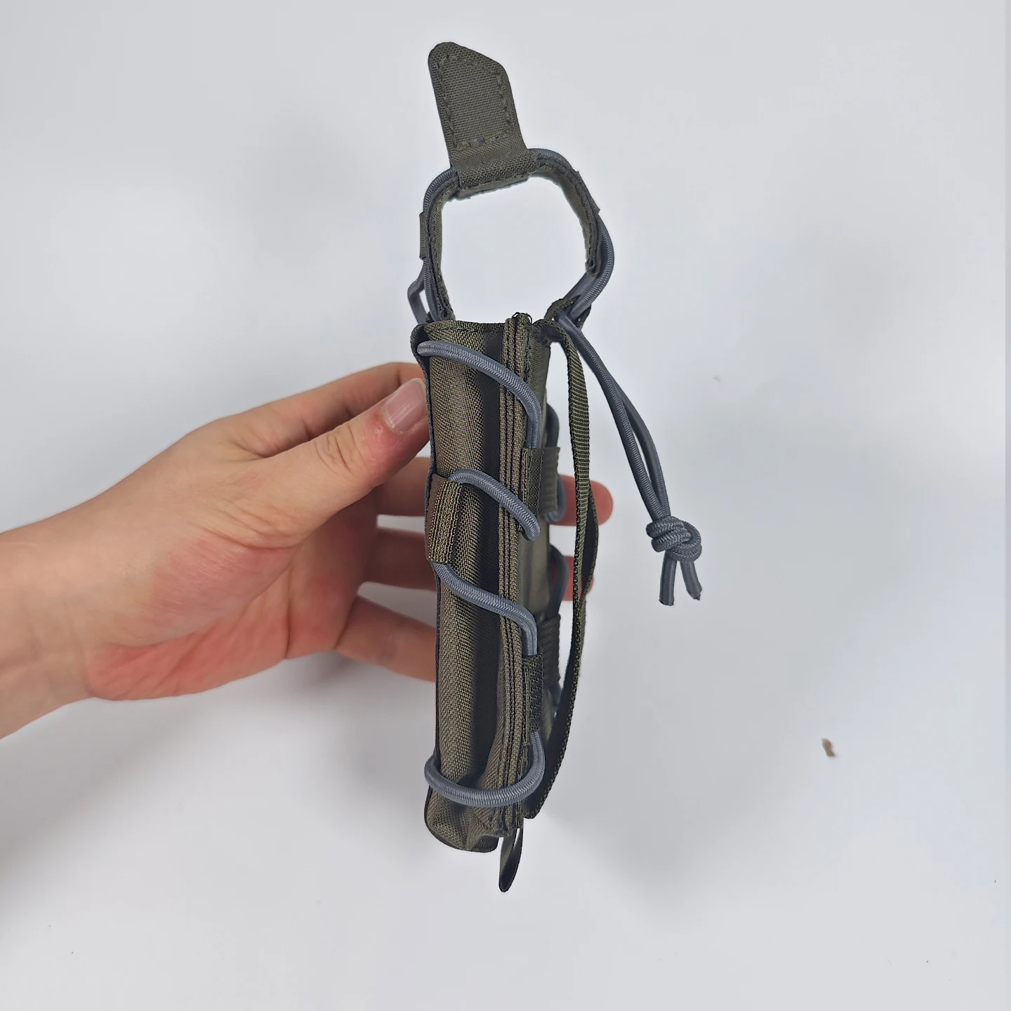 M4 Doppel- & Dreifach-Magazintaschen, Mehrzwecktasche, Schnellzugriff, 500D Nylon, Ranger-Grün – Detail 29