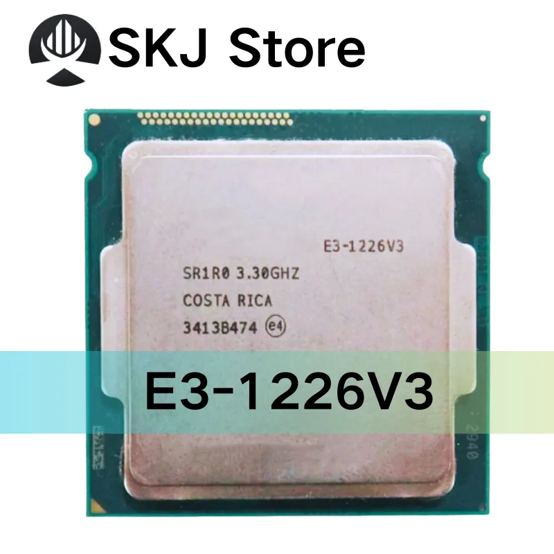 

E3-1226v3 E3 1226v3 E3 1226 V3 E3-1226 V3 3.3 GHz Used Quad-Core Quad-Thread L2=1M L3=8M 84W LGA1150