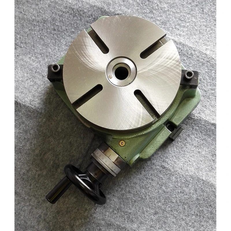 Fresadora serie TS200A de 200Mm, mesa giratoria, placa de índice giratoria, mesa de escala fija Horizontal