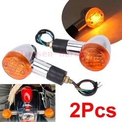 2× Motorcycle Turn Signals Light Retro For Kawasaki Vulcan VN 750 800 900 1500 1600 1700