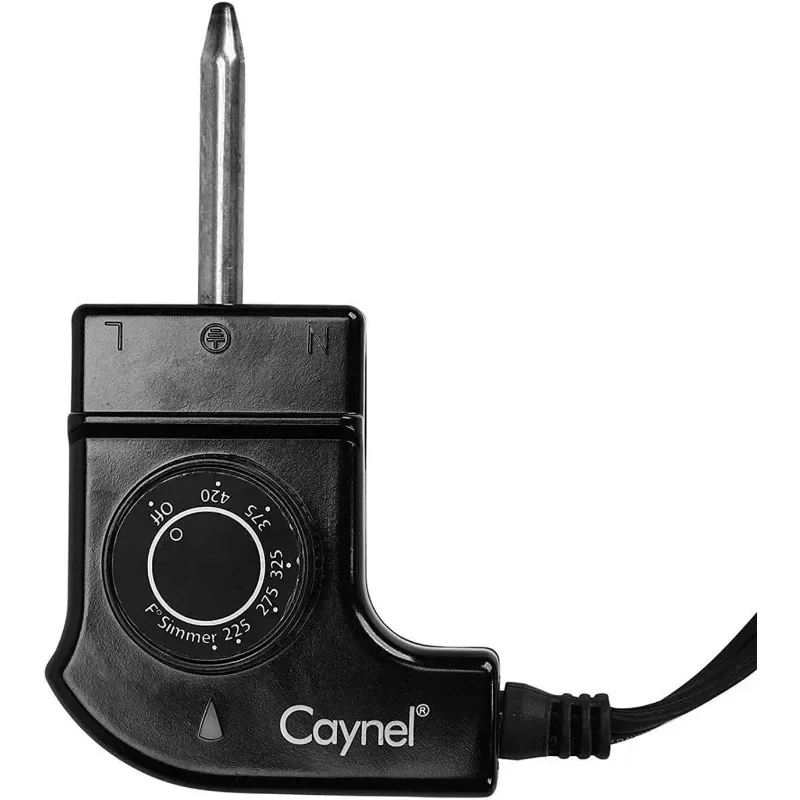 Caynel Professional Non-Stick Copper Electric Frying Pan Deep Pan with Tempered Glass Vented Lid, Upgraded Thermostat