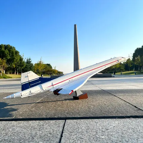 2083 delar City Concorde passagerarflygplan stora kreativa dekorationspussel byggklossar leksaker presenter kompatibla 10318 10 best sales konkorde - №6