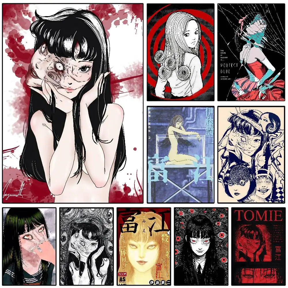 Anime Tomie Kawakami Poster Kunst mit Drucken Home Schlafzimmer Wohnzimmer Dekoration Geschenk