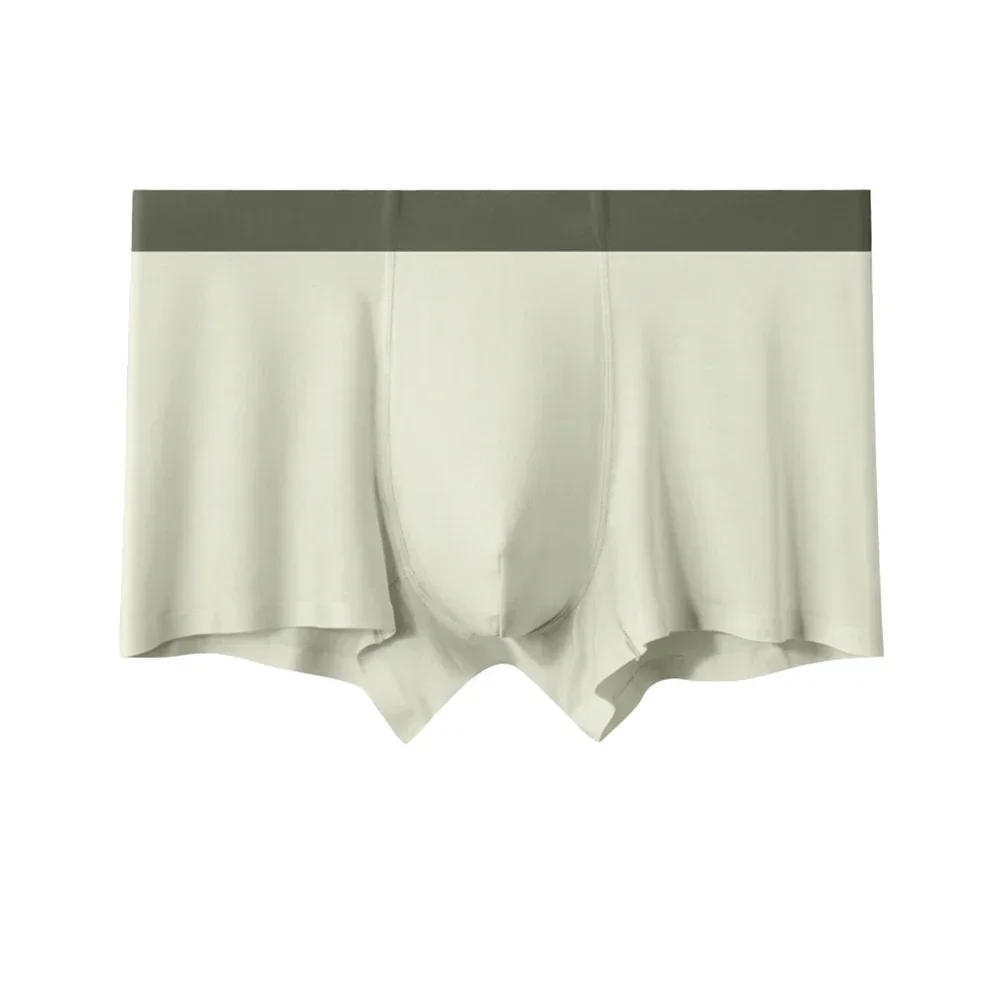 Boxer Sexy en Modal pour Homme, Sous-Vêtement Sans Couture, Ultra-Doux, Confortable, Lingerie Solide