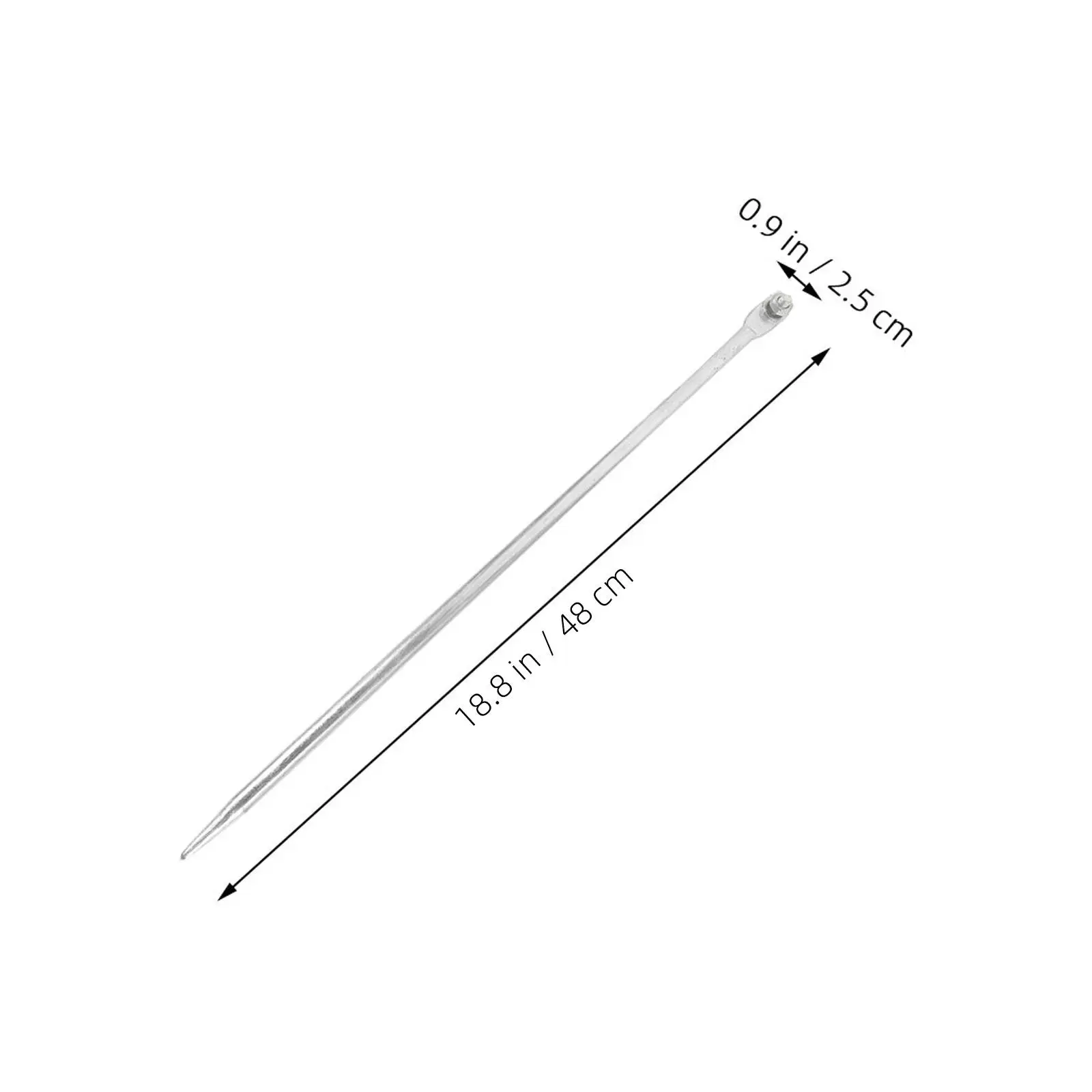 3Pcs Galvanized Ground Rods Home Electrical Grounding Rods Portable Stakes for Offices Shops Safety Protection