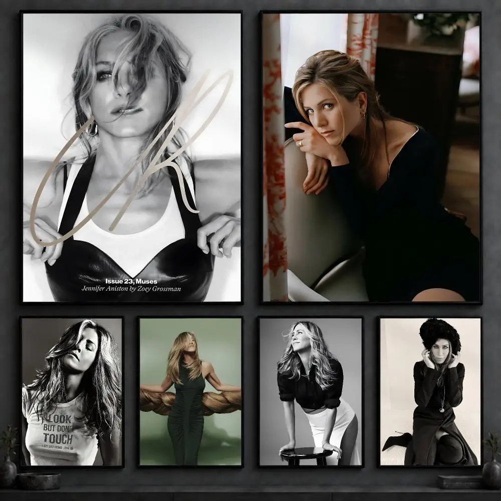Celebrity J-Jennifer AnistonS Poster Art  Self-Adhesive No Glue Residue Wall Decor for Bedroom Living Room