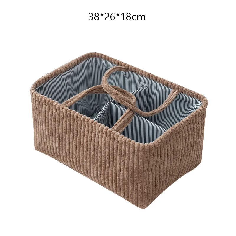 1 st grote Boheemse opbergmand - organisator met meerdere compartimenten voor babykleding, speelgoed en woondecoratie - afbeelding 2