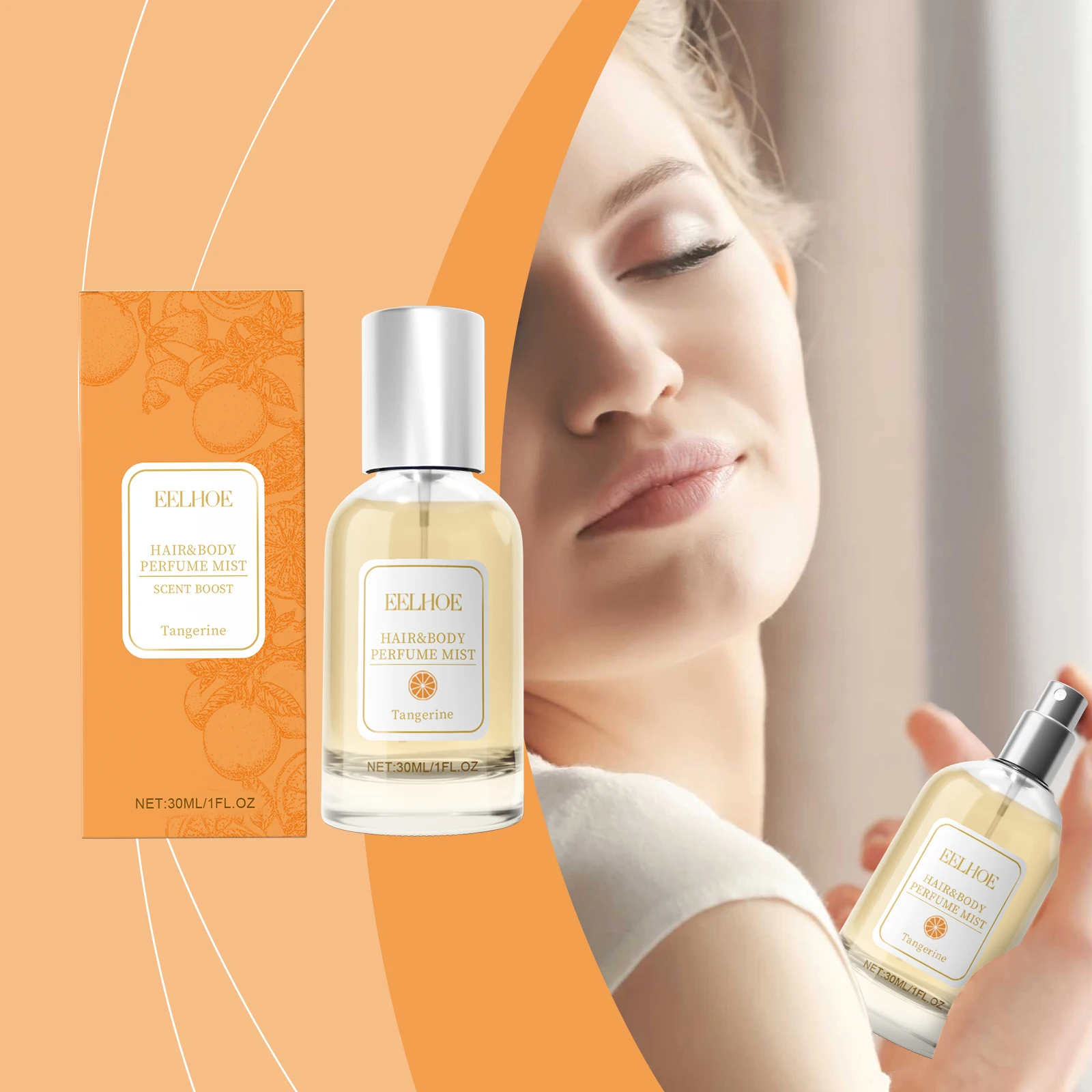 

EELHOE Perfume Para Mujer Body & Hair Perfume Spray - Long Lasting Fragrance Skin-Safe Floral Scent Fragrance Spray 30ml