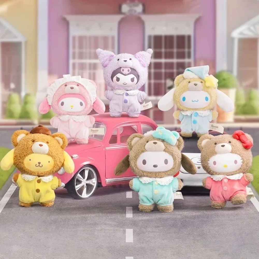

Genuine Sanrio 1nd/2nd/3nd Velvet Latte Baby Series Blind Box Hello Kitty Trendy Play Cute Doll Mystery Box Doll Birthday Gifts