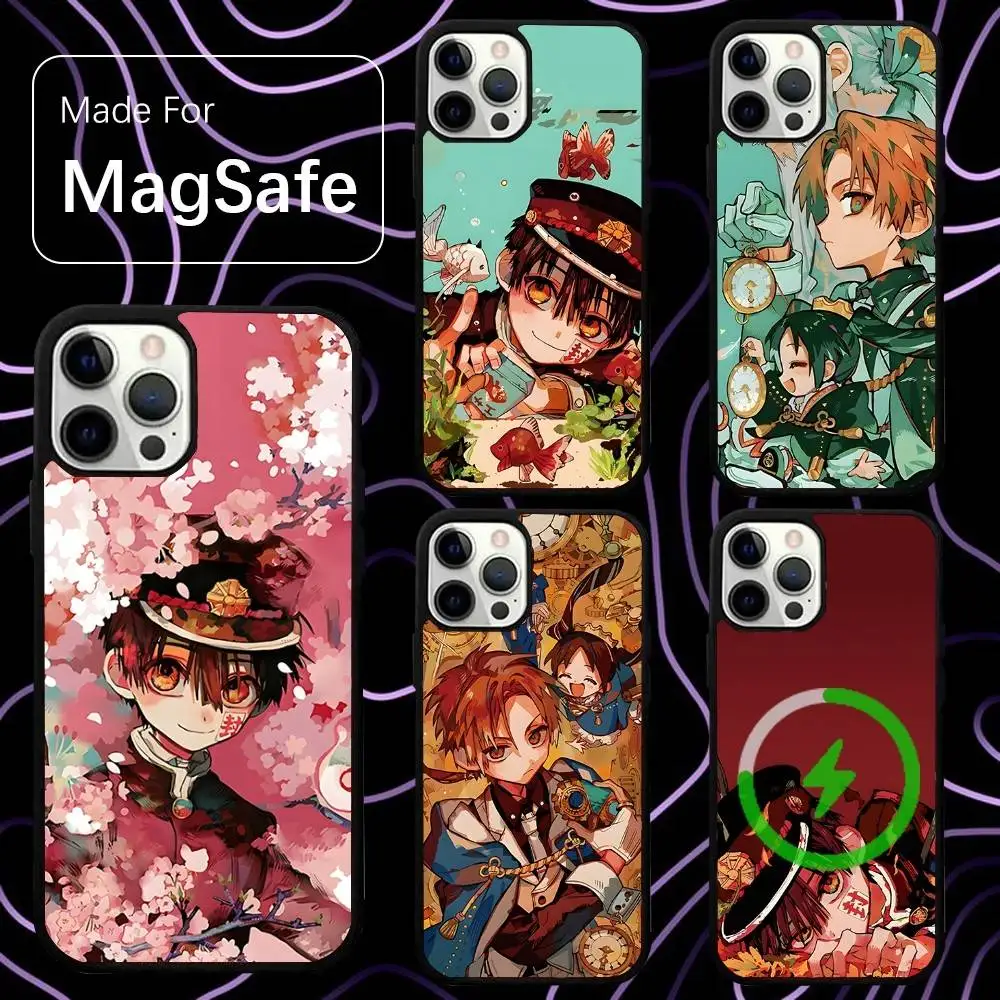 

Toilet Bound Hanako Kun Phone Case For iPhone 16,15,14,13,12,11,Pro,Max,Plus,Mini,SE New Magsafe Magnetic Wireless Charging