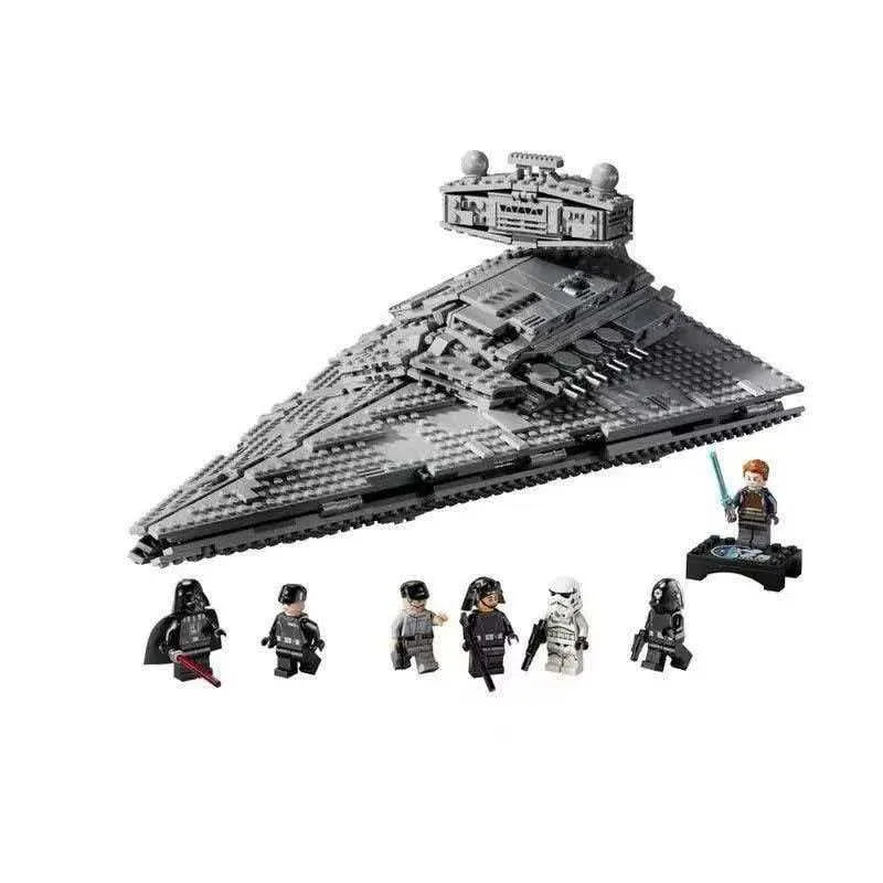Disney 75394 Imperial Star Destroyer 25th Anniv, blocs de construction, modèle de vaisseau spatial, cadeau pour garçons, compatible avec les briques LEGO