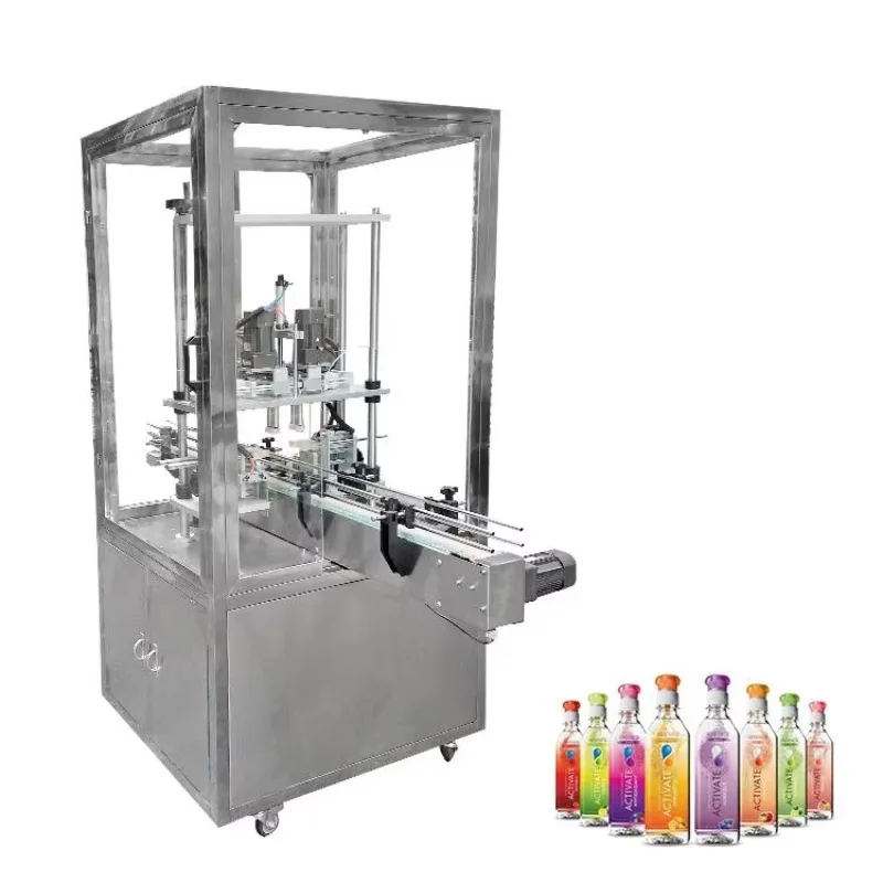 Automatic Cream Ketchup Bottle Chili Sauce Jam Servo Liquid Water Milk Juice Quantitative Filling Machine