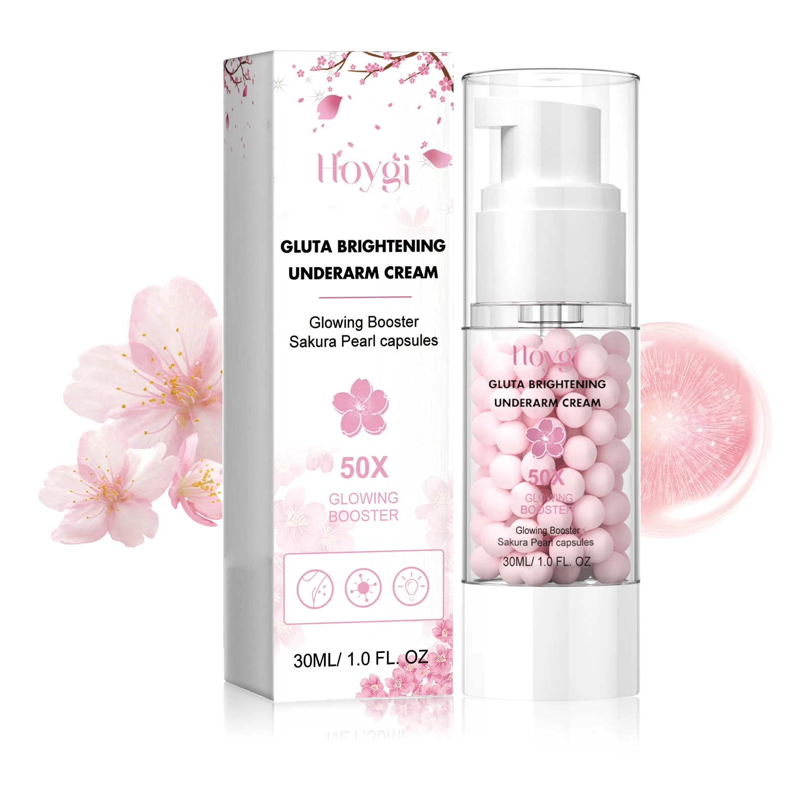 

4PCS Brightening&Whitening Underarm cream can lighten the dark and moist elbows without peeling