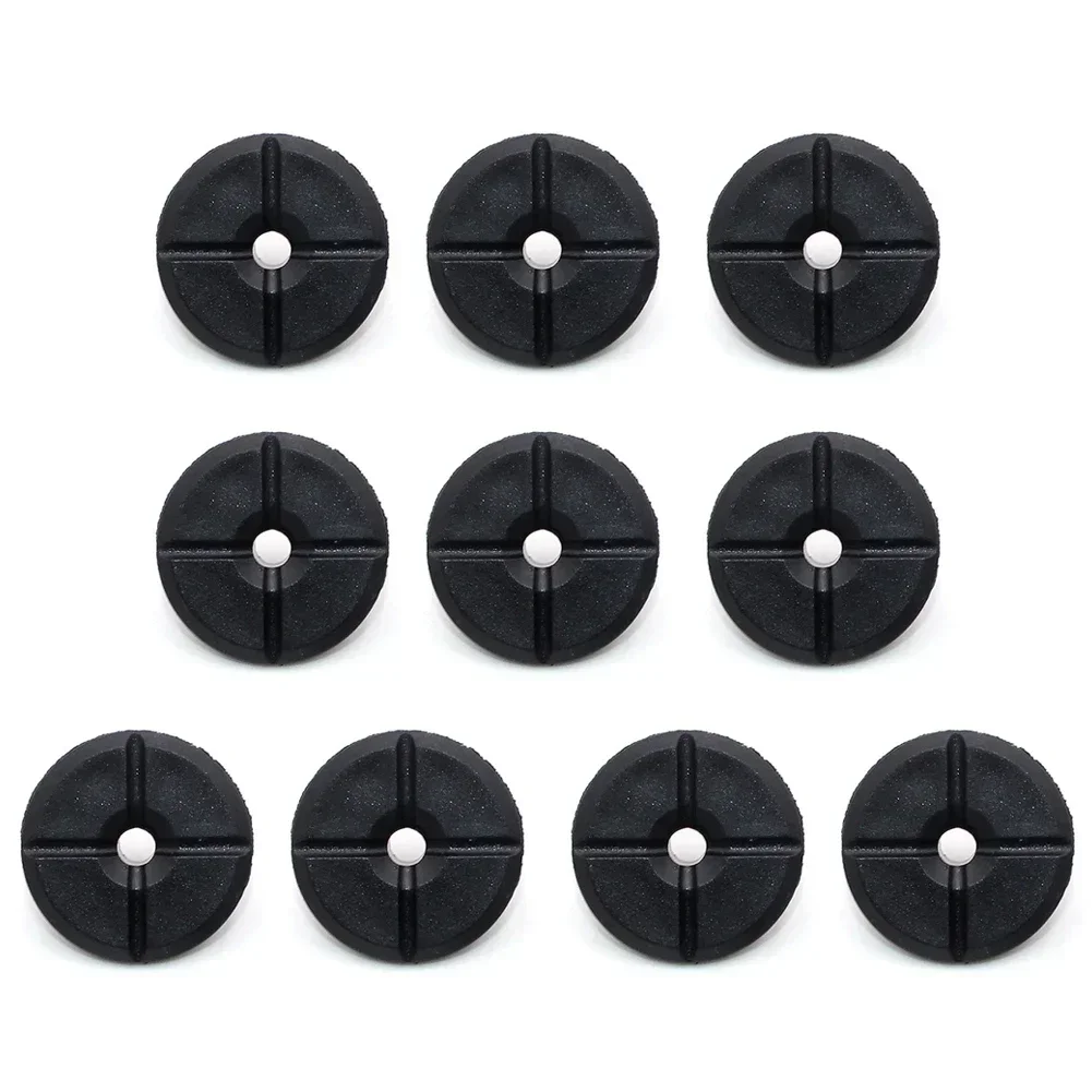 10Pcs 4mm Plastic Fastener Nut For Mercedes Benz Fender Mud Flap Splash Guard Wheel Arch Bumper Panel Retainer Clip Rivet