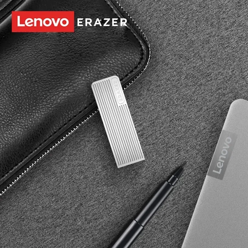 Lenovo ERAZER 32GB USB3.2 U Disk F102 Silver Reading Speed 120MB/s Computer U Disk Office Business USB Flash Drive