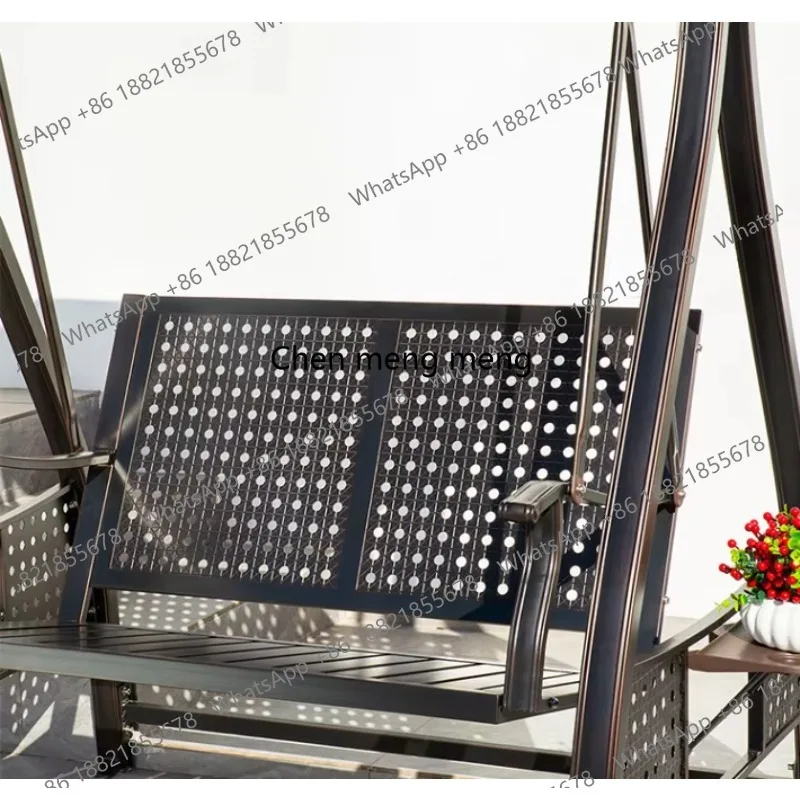 Best Selling Swinging Chair Outdoor Triple Seat Garden Furniture Set Adult Patio Swings Customized