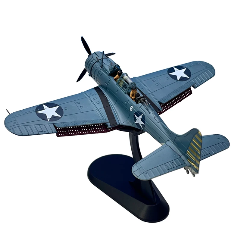 1:72 1/72 Scale WWII SBD Midway Dauntless Dive Bomber Battle Finished Diecast Metal Plane Aircraft Military Model Gift Toy