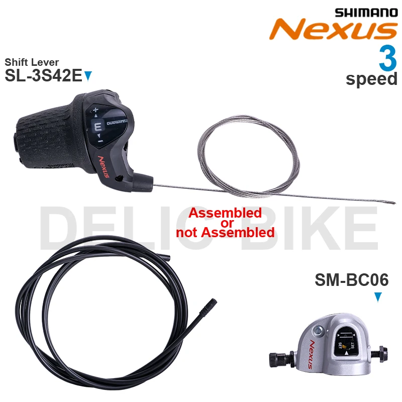 SHIMANO NEXUS Shift Lever SL-3S41E SL-3S42E SM-BC06 SL-C6000-8 SL