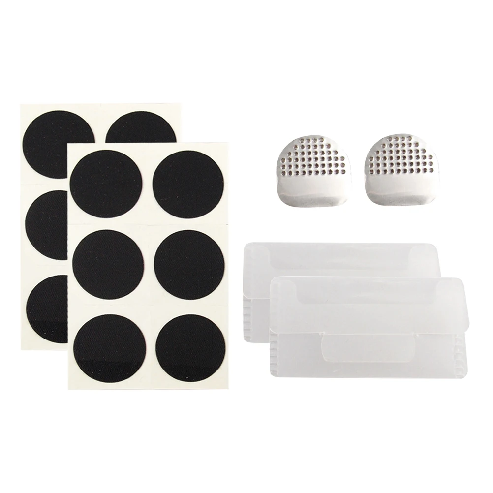 

2 Sets Repair Kit Patches Bicycle Black Rasp Tool Pouch Bike Tire Repair Supplies Supplies Portable Bike Maintenance Equipment