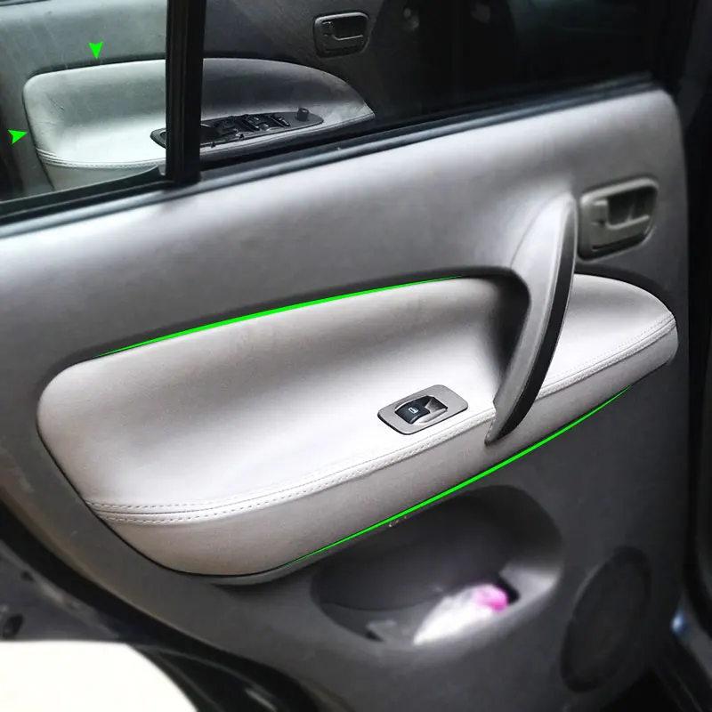 

Door Armrest Leather Cover For Chery Tiggo 2005 2006 2007 2008 2009 2010 Car-styling Door Armrest Panel Skin Cover Sticker Trim