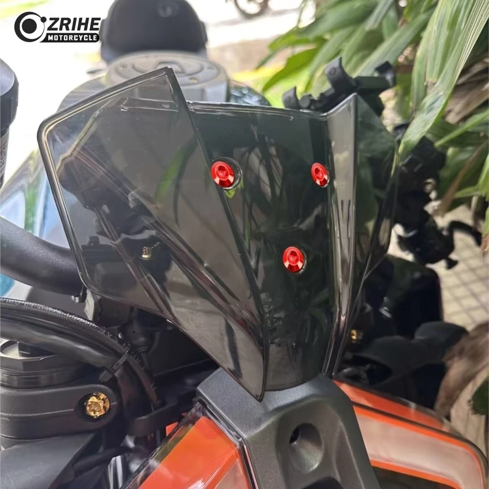 

Ветровое стекло/дефлектор для мотоциклов Duke 125, 250, 390 (2024-2025) – Защитный экран от ветра, запчасти для мотоциклов