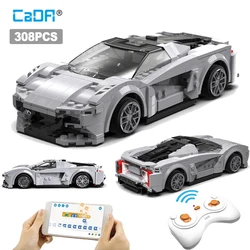 Cada APP Programming Remote Control Sports Car Building Blocks City RC Vehicle Racing Car Bricks Gifts Toys for Boys Children