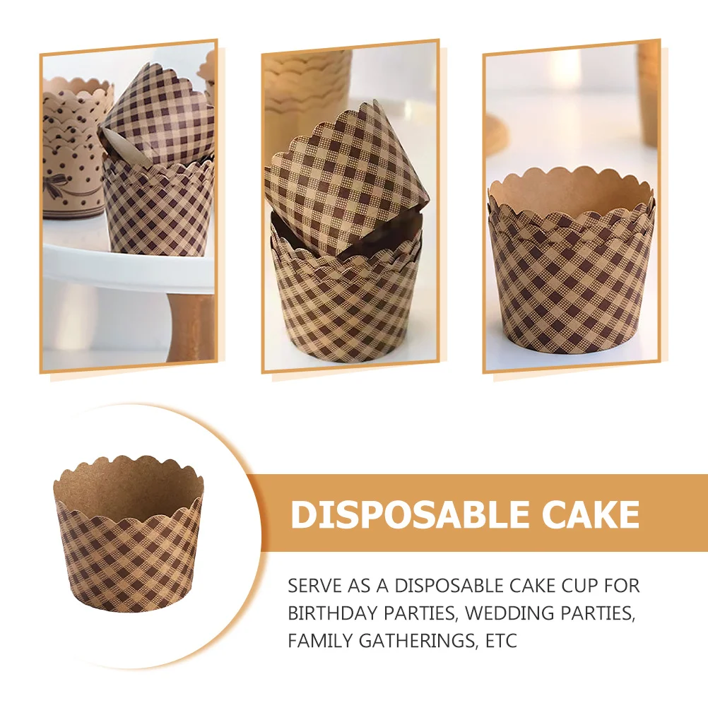 

150pcs Baking Paper Cup Food Grade High Temp Resistant Disposable Cupcake Liners For Oven Wedding Party Muffin Cup Cake Holder